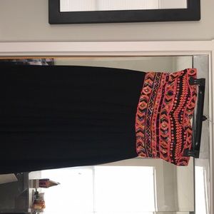 Black formal dress